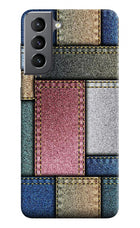 Multicolor Jeans Samsung S21 Plus Hard Case Back Cover by Casekaro