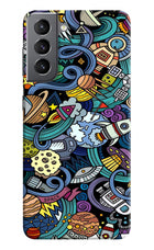 Space Abstract Samsung S21 Plus Hard Case Back Cover by Casekaro