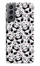 Cute Panda Samsung S21 Plus Hard Case Back Cover by Casekaro
