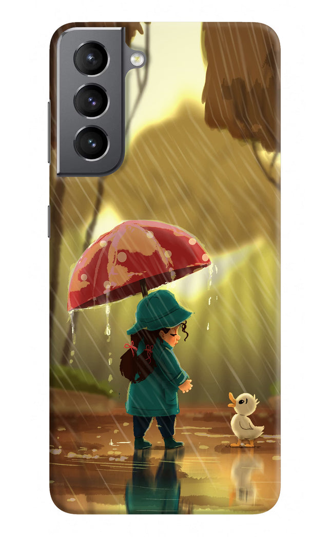 Rainy Day Samsung S21 Plus Hard Case Back Cover by Casekaro