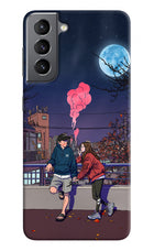 Chilling Couple Samsung S21 Plus Hard Case Back Cover by Casekaro