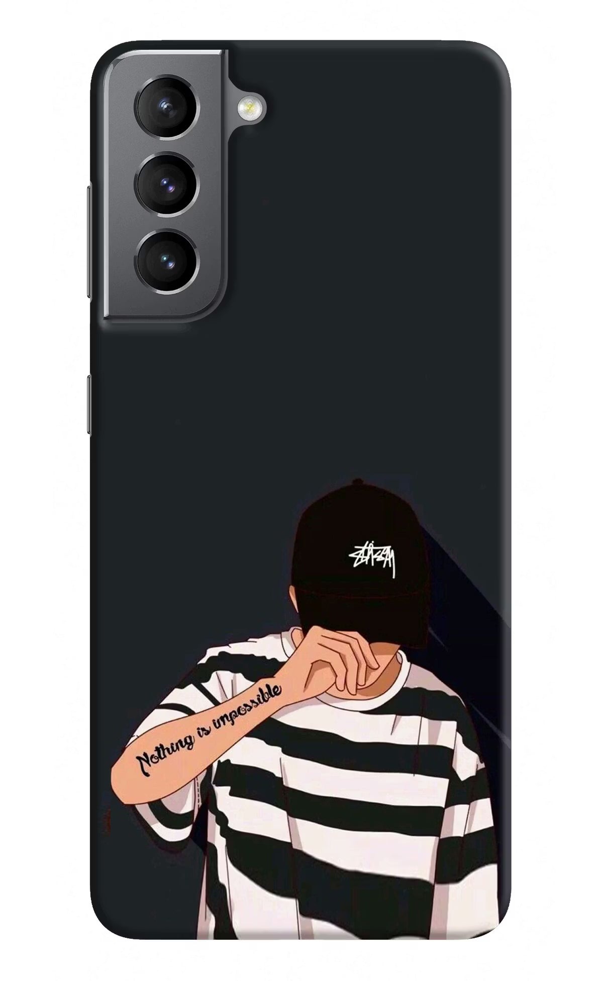 Aesthetic Boy Samsung S21 Plus Hard Case Back Cover by Casekaro