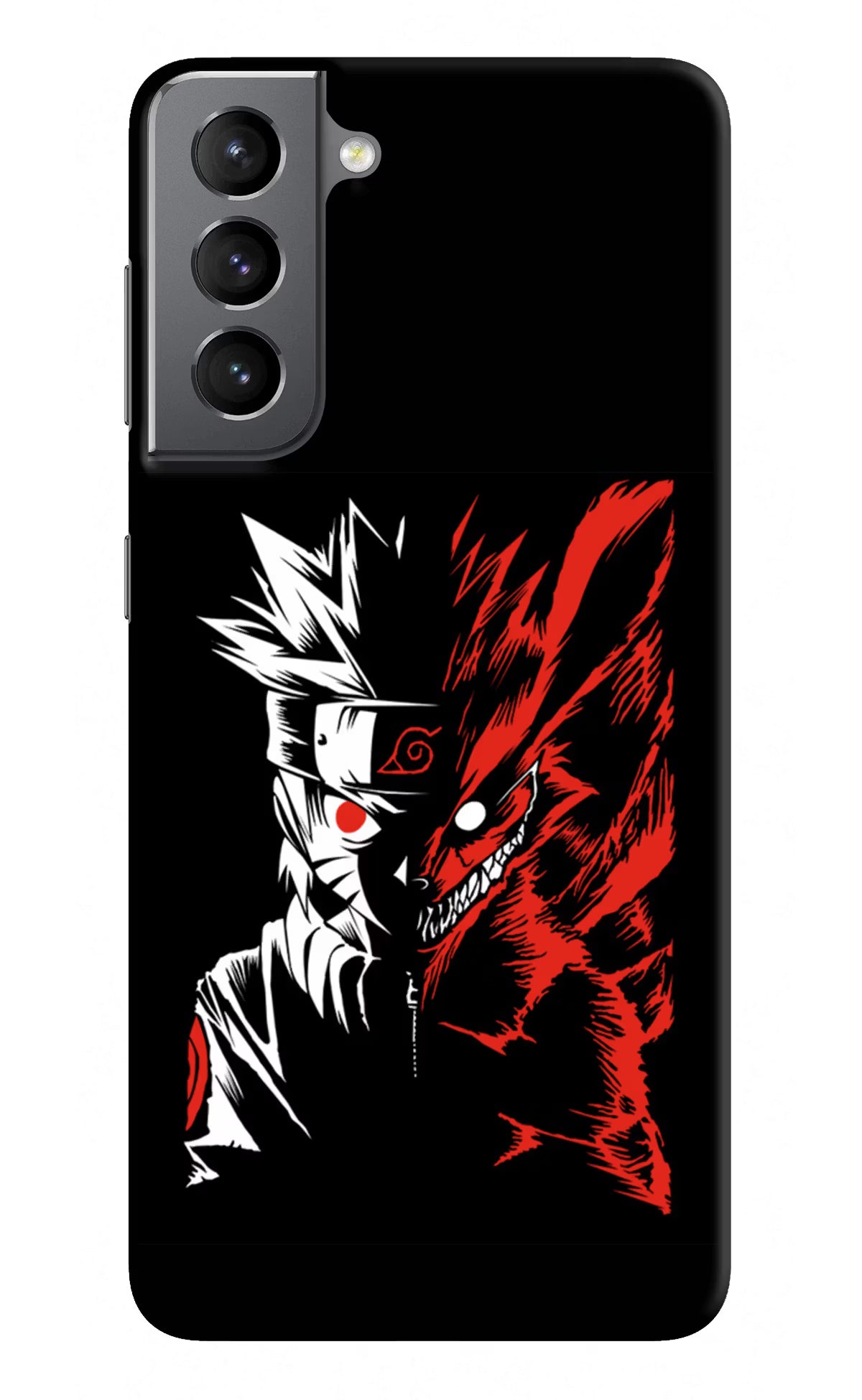 Naruto Two Face Samsung S21 Plus Hard Case Back Cover by Casekaro