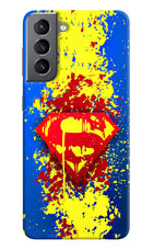 Superman logo Samsung S21 Plus Hard Case Back Cover by Casekaro