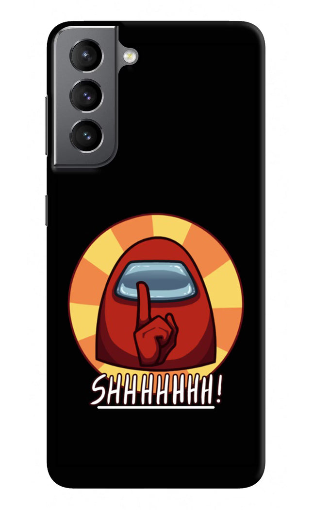 Among Us Shhh! Samsung S21 Plus Hard Case Back Cover by Casekaro