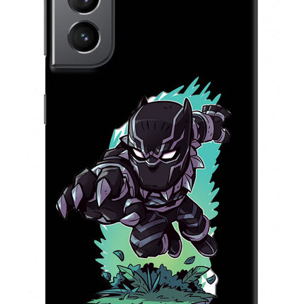 Black Panther Samsung S21 Plus Hard Case Back Cover by Casekaro