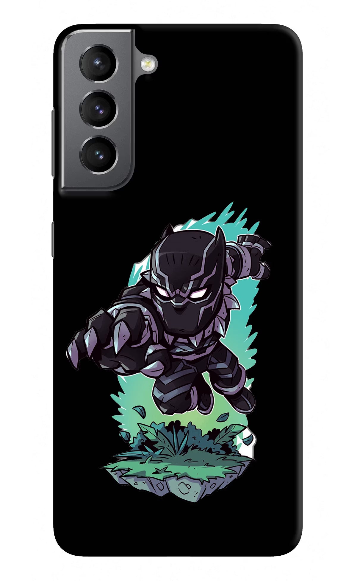 Black Panther Samsung S21 Plus Hard Case Back Cover by Casekaro