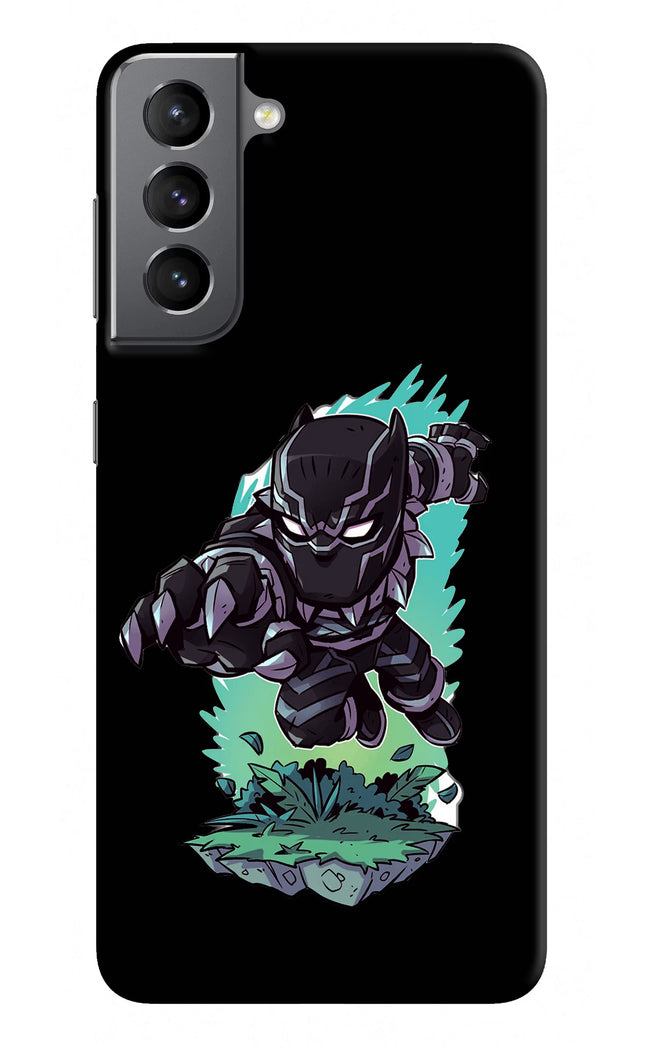 Black Panther Samsung S21 Plus Hard Case Back Cover by Casekaro