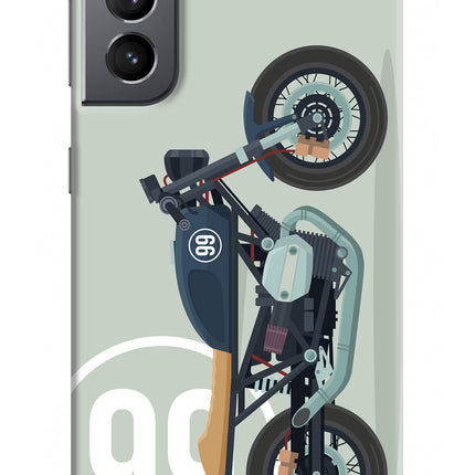 Classic Cafe Racer 99 Samsung S21 Plus Hard Case Back Cover by Casekaro