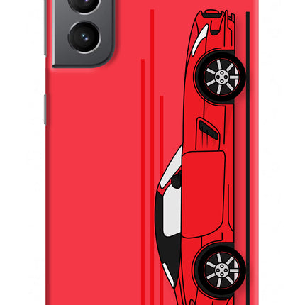 Red Velocity Samsung S21 Plus Hard Case Back Cover by Casekaro