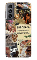 Capricorn Zodiac Samsung S21 Plus Hard Case Back Cover by Casekaro