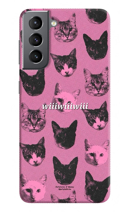 Pink Cats Samsung S21 Plus Back Cover