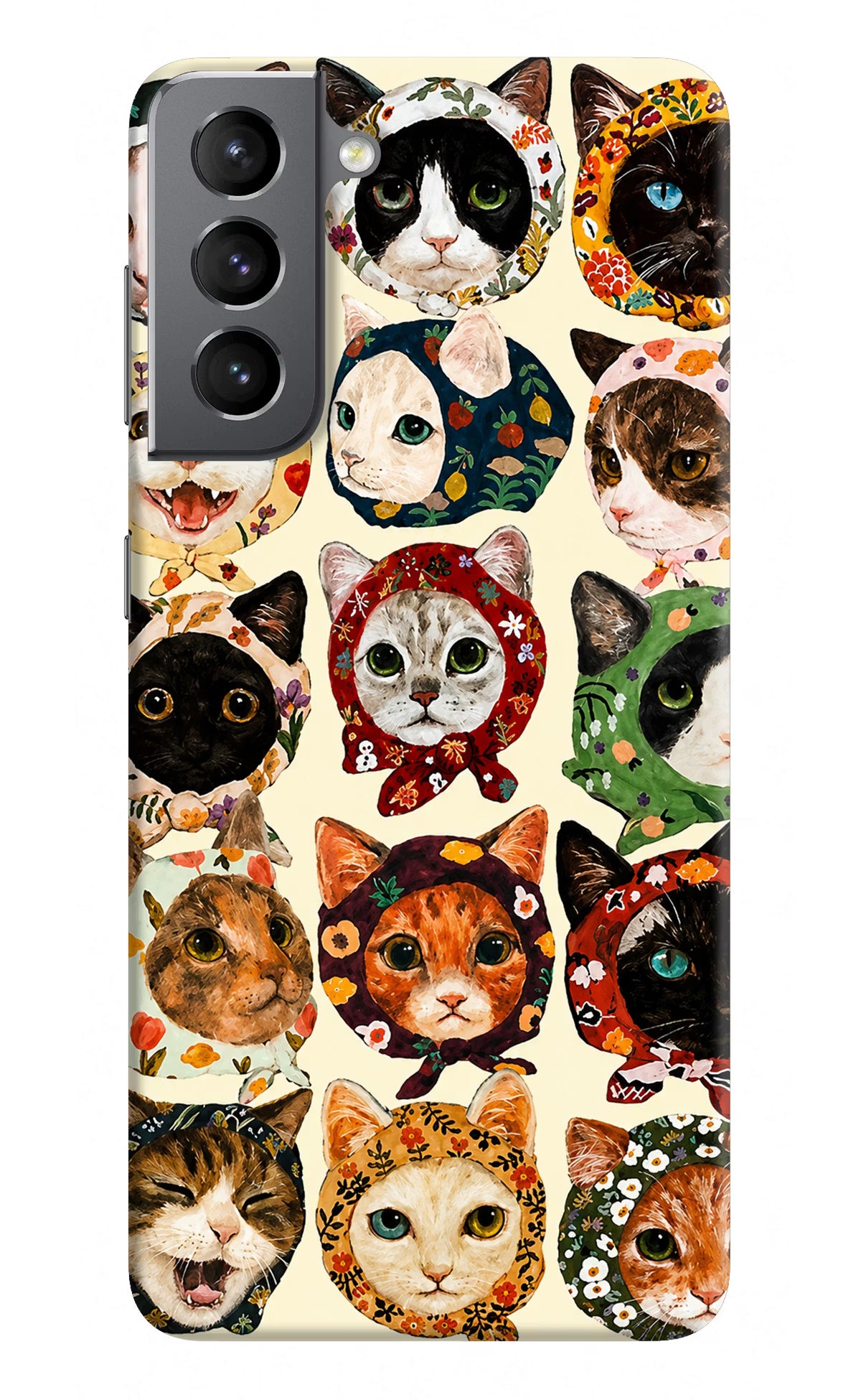 Cool Cat Samsung S21 Plus Back Cover
