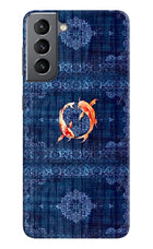 Koi Blue Samsung S21 Plus Back Cover