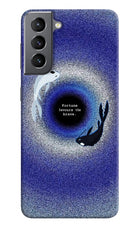 Dark Koi Samsung S21 Plus Back Cover