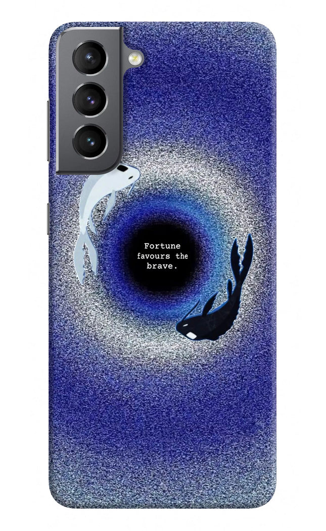 Dark Koi Samsung S21 Plus Hard Case Back Cover by Casekaro