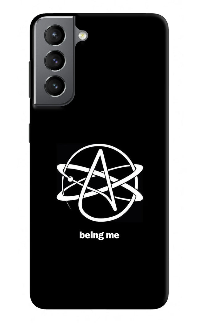 Atheist Symbol Samsung S21 Plus Hard Case Back Cover by Casekaro