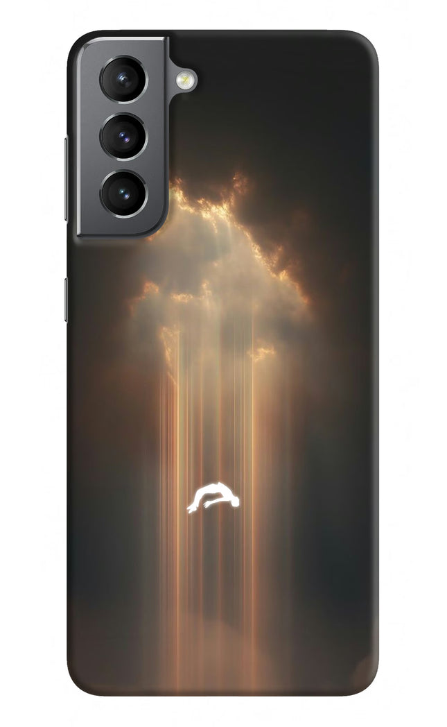 Heavenly Beam Samsung S21 Plus Hard Case Back Cover by Casekaro