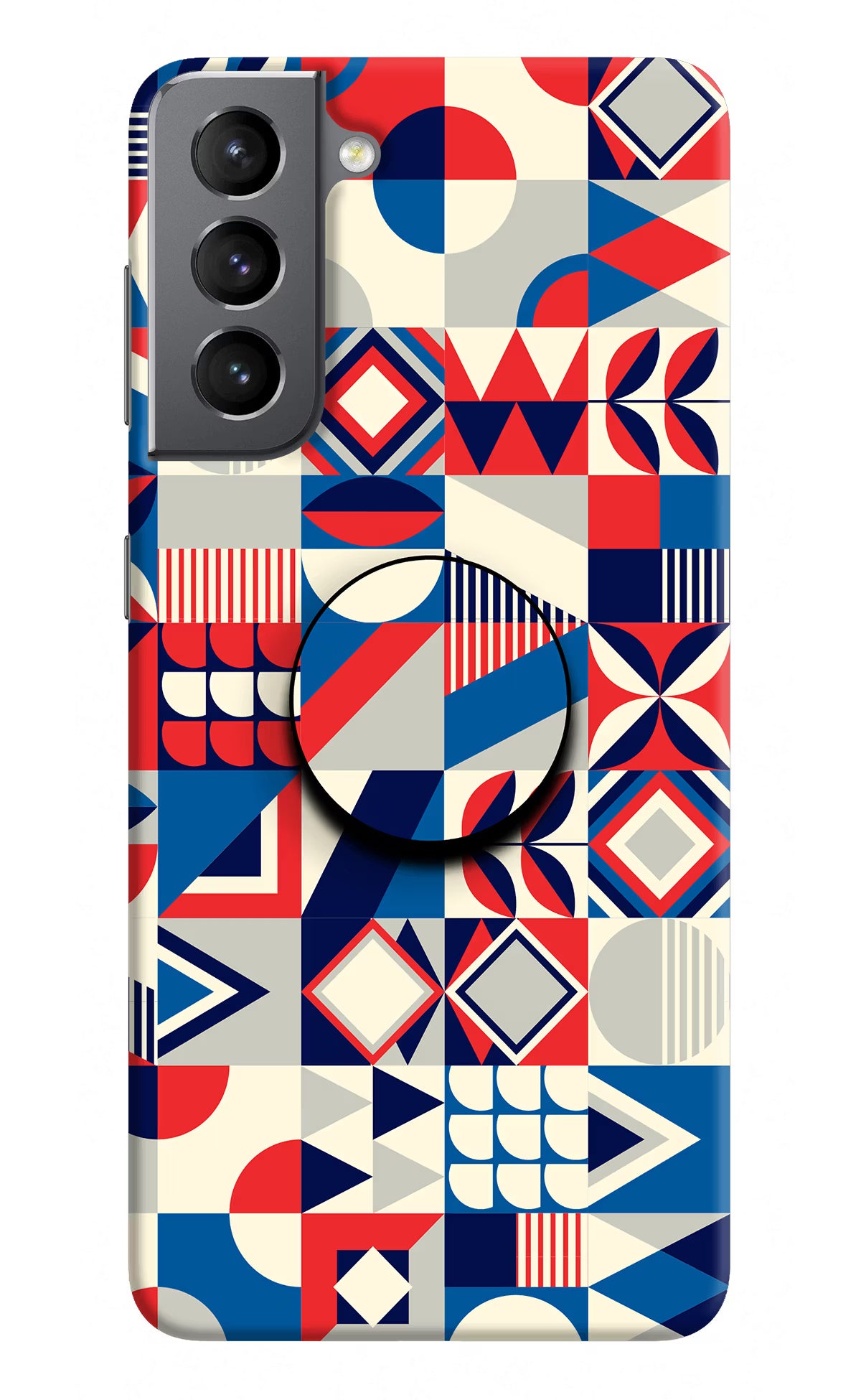 Colorful Pattern Samsung S21 Plus Pop Case by Casekaro