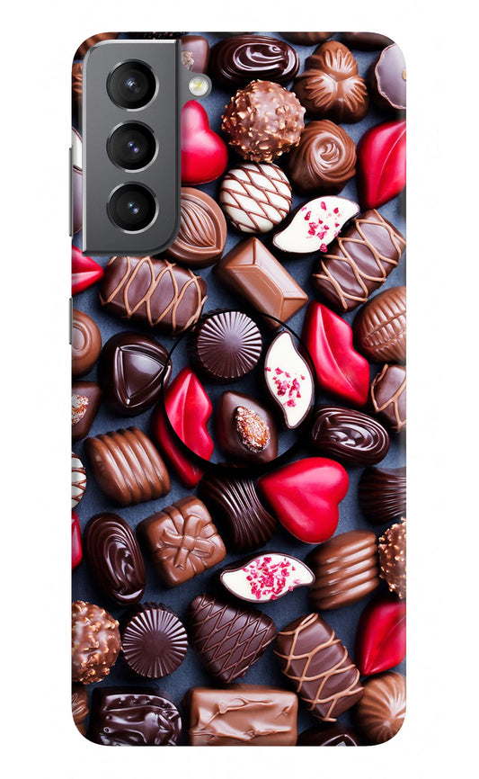 Chocolates Samsung S21 Plus Pop Case by Casekaro