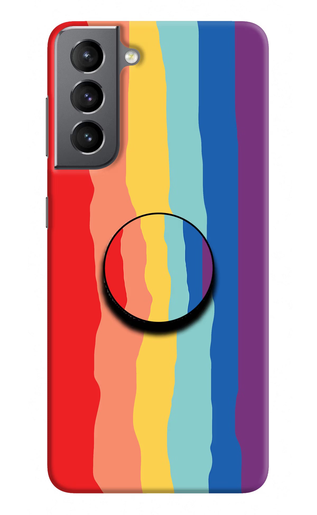 Rainbow Samsung S21 Plus Pop Case by Casekaro