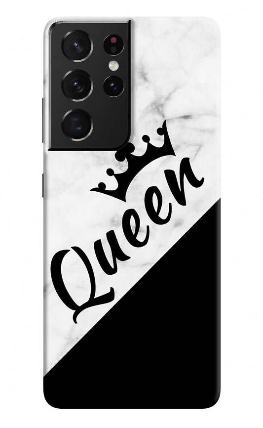 Queen Samsung S21 Ultra Hard Case Back Cover by Casekaro