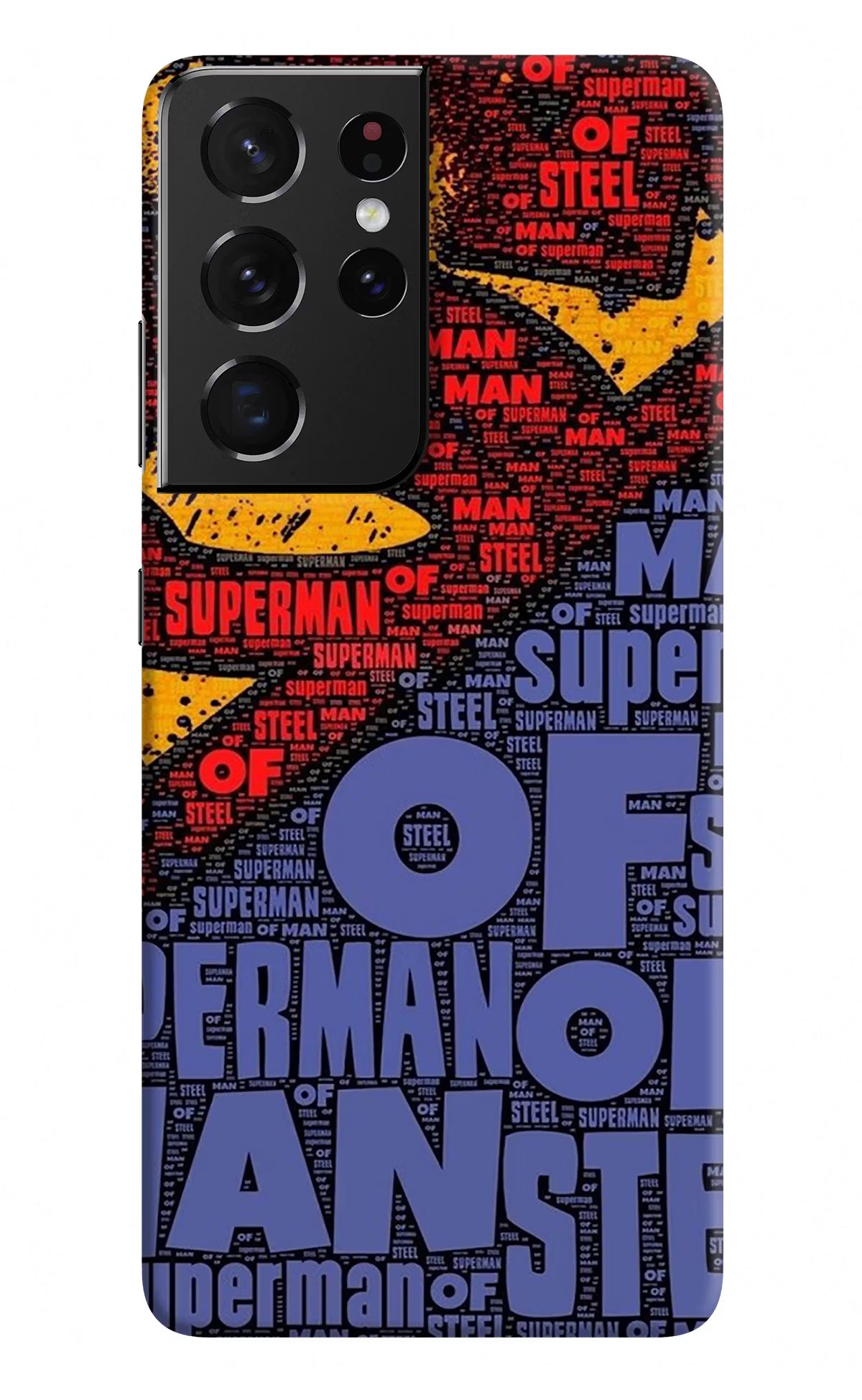 Superman Samsung S21 Ultra Hard Case Back Cover by Casekaro