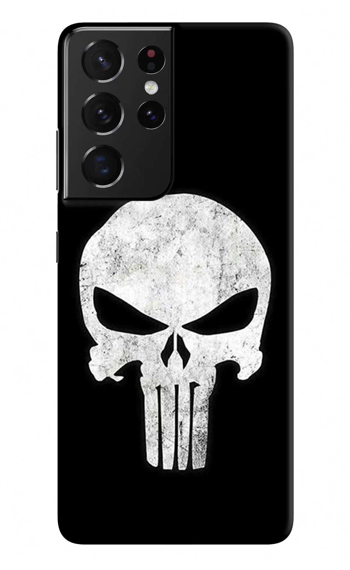 Punisher Skull Samsung S21 Ultra Hard Case Back Cover by Casekaro