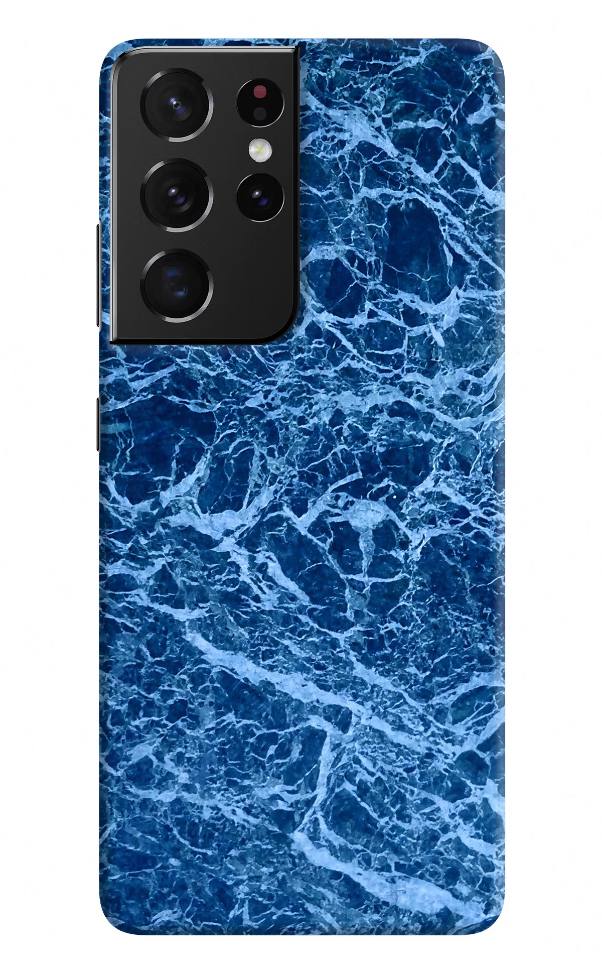 Blue Marble Samsung S21 Ultra Hard Case Back Cover by Casekaro