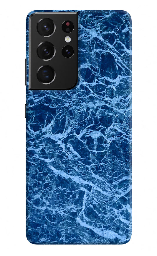 Blue Marble Samsung S21 Ultra Hard Case Back Cover by Casekaro