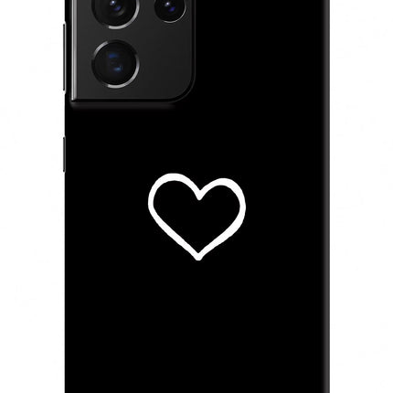 Heart Samsung S21 Ultra Hard Case Back Cover by Casekaro