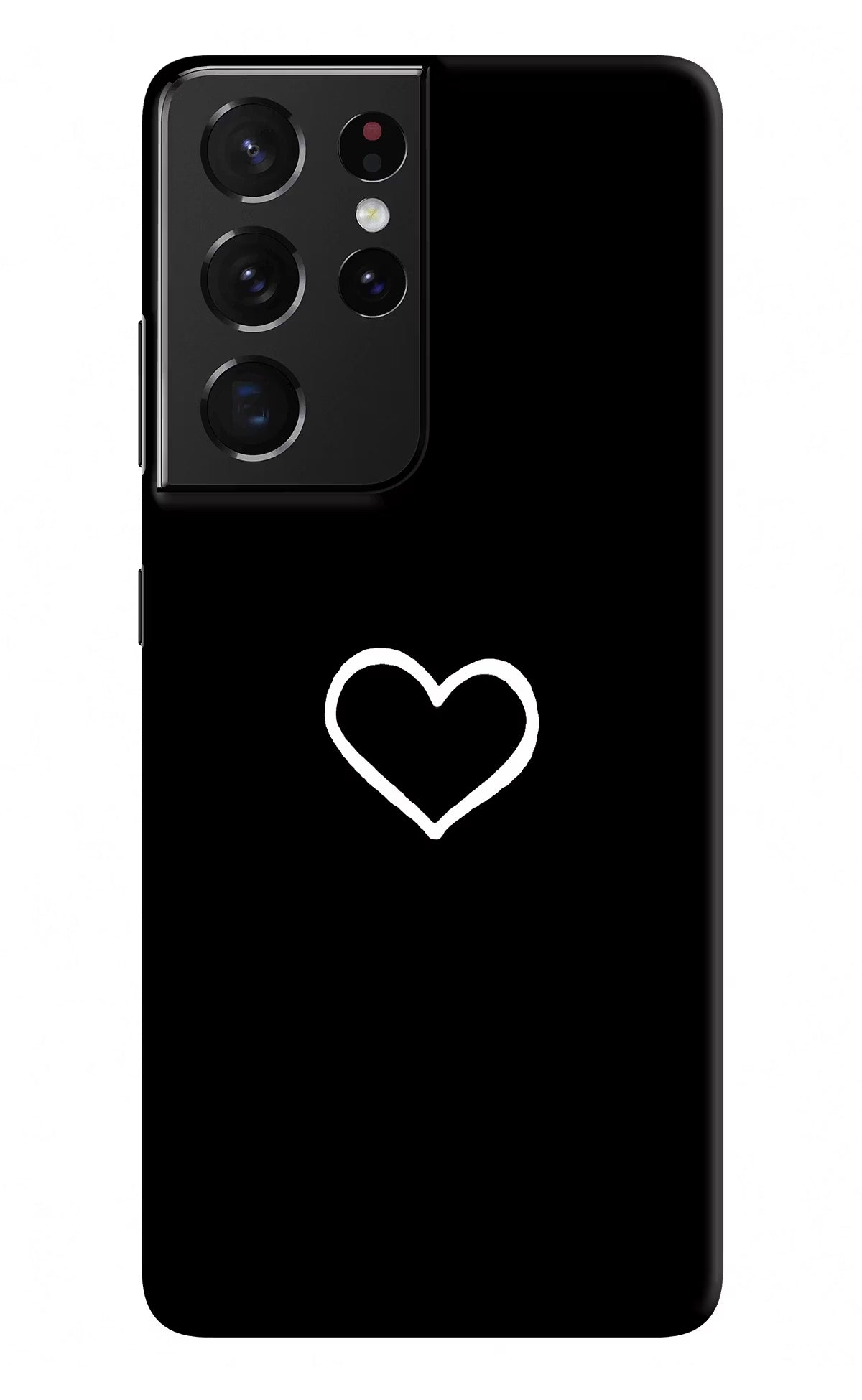 Heart Samsung S21 Ultra Hard Case Back Cover by Casekaro