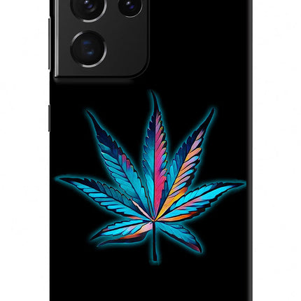 Weed Samsung S21 Ultra Hard Case Back Cover by Casekaro