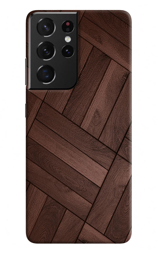 Wooden Texture Design Samsung S21 Ultra Hard Case Back Cover by Casekaro