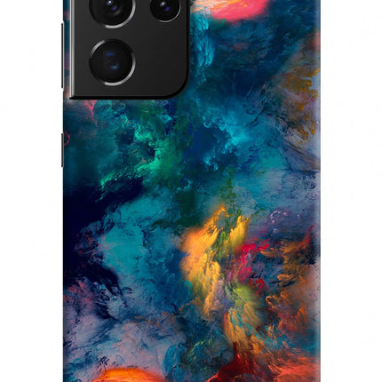 Artwork Paint Samsung S21 Ultra Hard Case Back Cover by Casekaro
