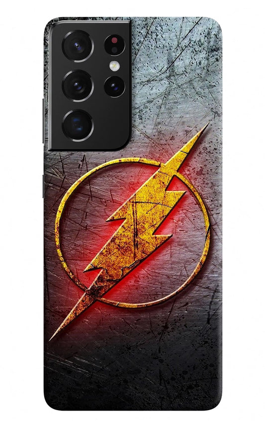 Flash Samsung S21 Ultra Hard Case Back Cover by Casekaro