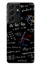 Mathematics Formula Samsung S21 Ultra Hard Case Back Cover by Casekaro