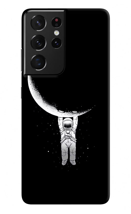 Moon Space Samsung S21 Ultra Hard Case Back Cover by Casekaro