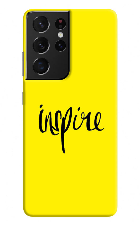 Inspire Samsung S21 Ultra Hard Case Back Cover by Casekaro