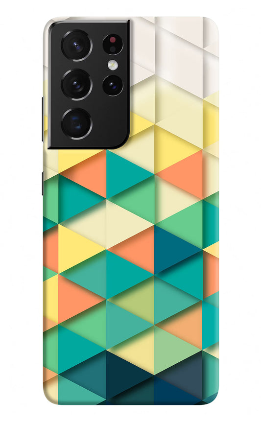 Abstract Samsung S21 Ultra Hard Case Back Cover by Casekaro