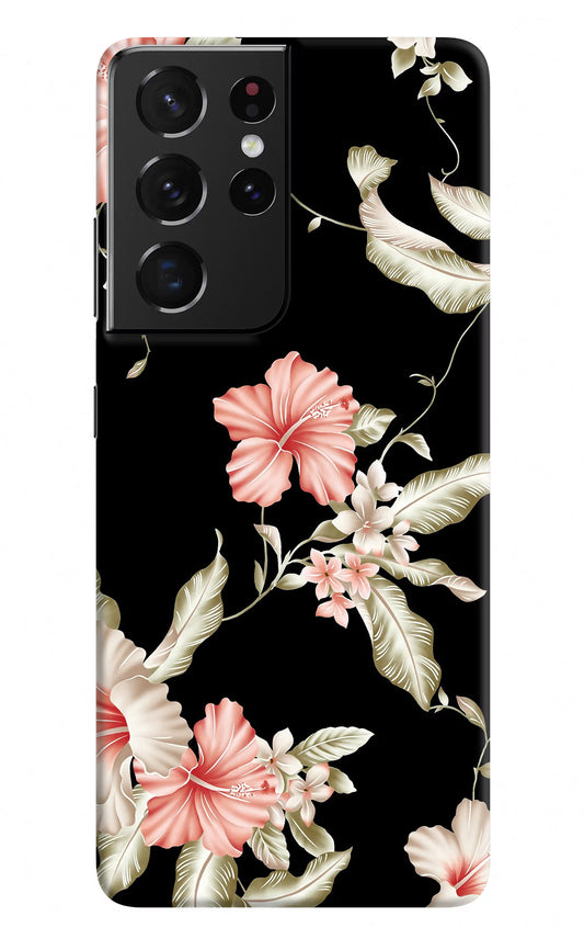 Flowers Samsung S21 Ultra Hard Case Back Cover by Casekaro