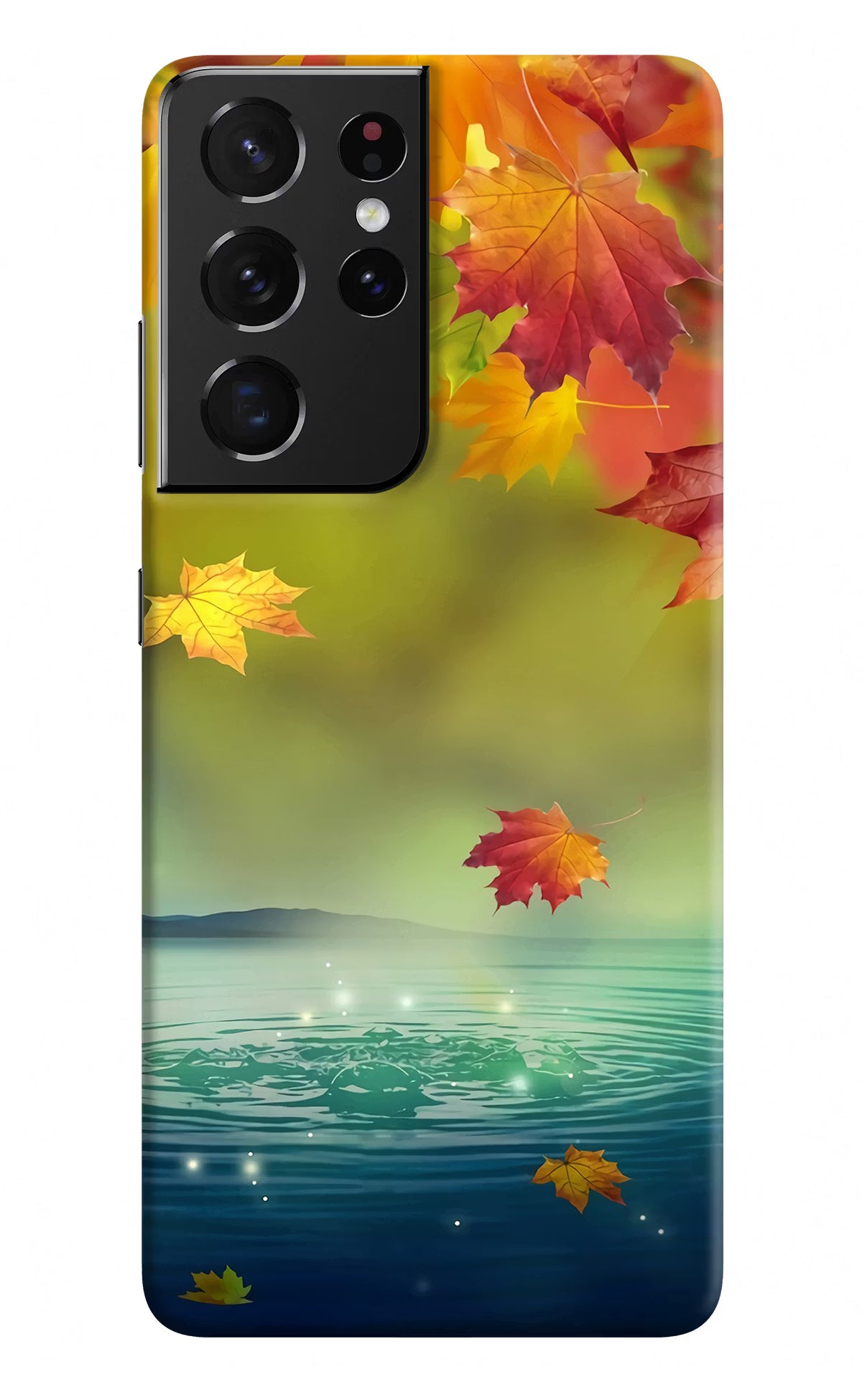 Flowers Samsung S21 Ultra Hard Case Back Cover by Casekaro