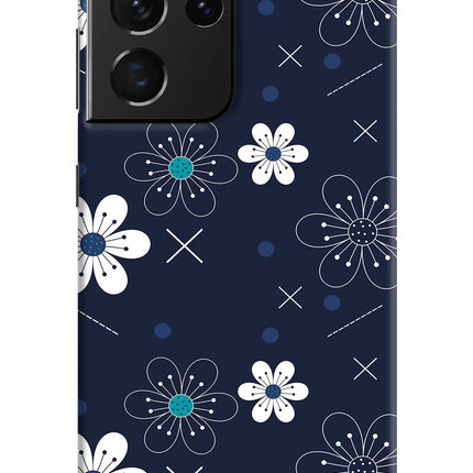 Flowers Samsung S21 Ultra Hard Case Back Cover by Casekaro
