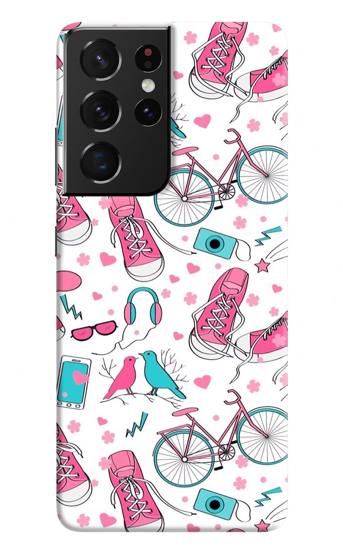 Artwork Samsung S21 Ultra Hard Case Back Cover by Casekaro