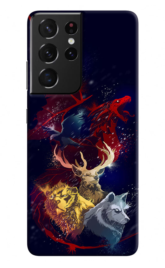 Game Of Thrones Samsung S21 Ultra Hard Case Back Cover by Casekaro