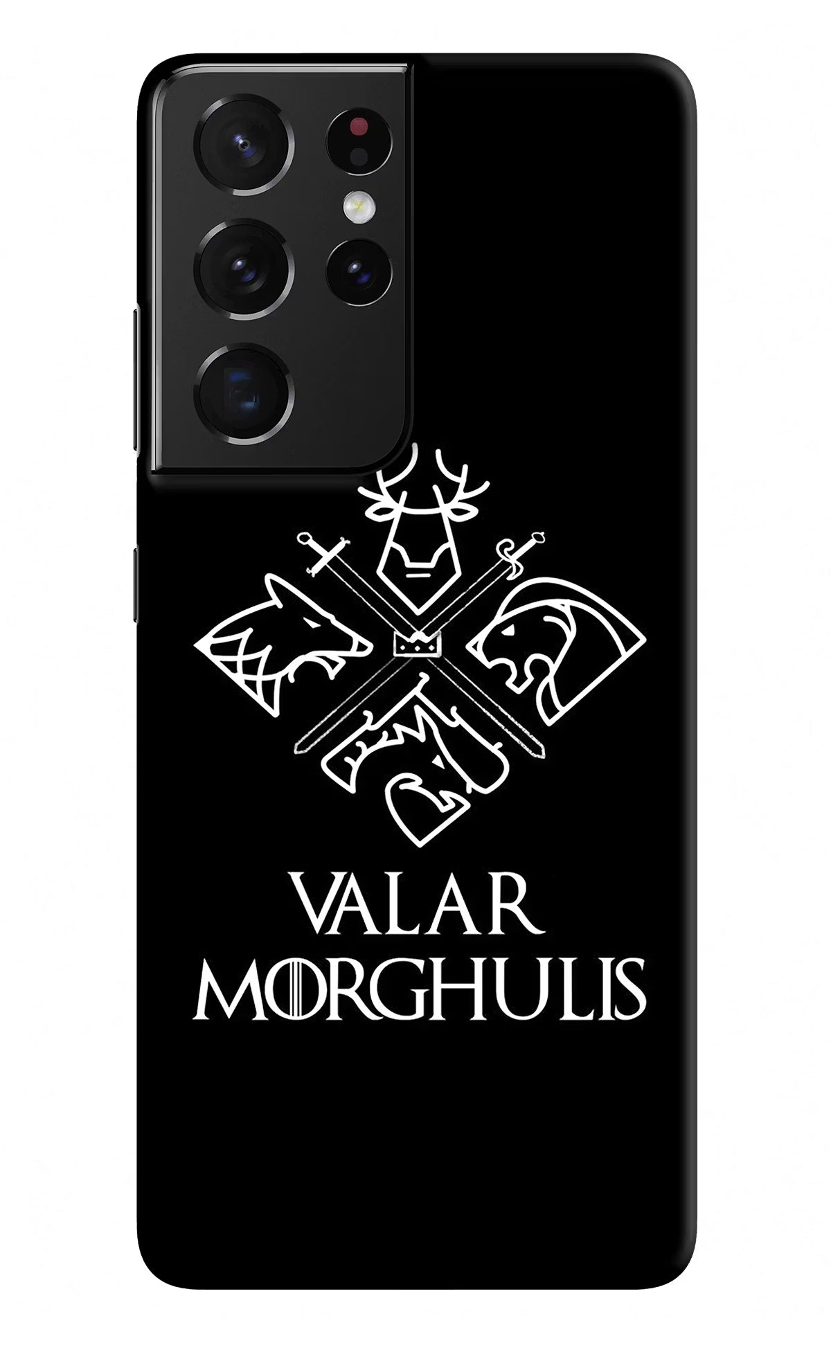 Valar Morghulis | Game Of Thrones Samsung S21 Ultra Hard Case Back Cover by Casekaro