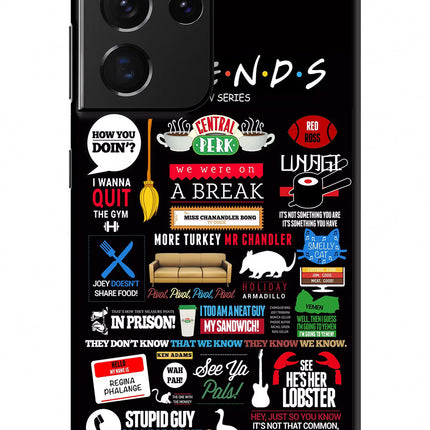 FRIENDS Samsung S21 Ultra Hard Case Back Cover by Casekaro