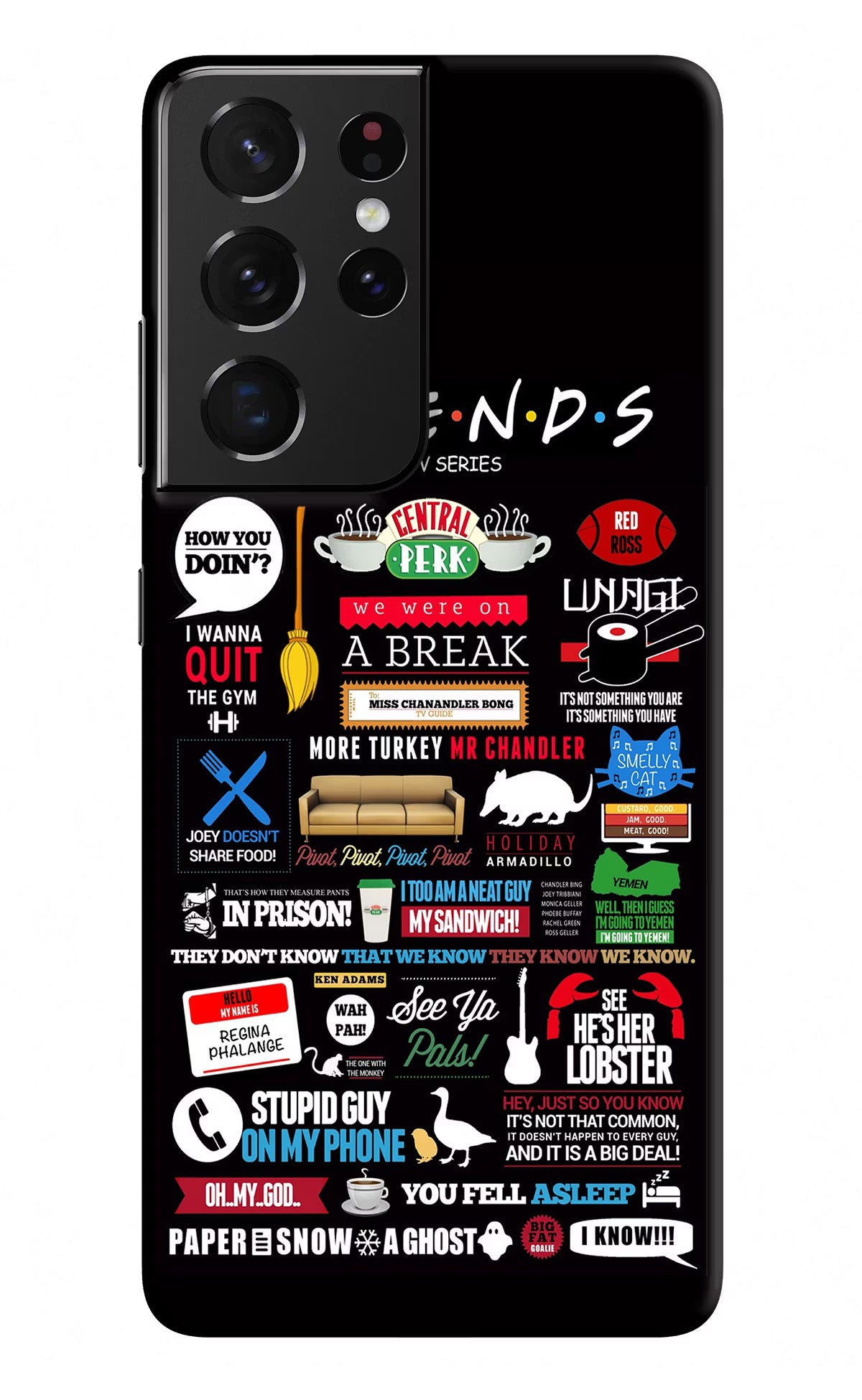 FRIENDS Samsung S21 Ultra Hard Case Back Cover by Casekaro