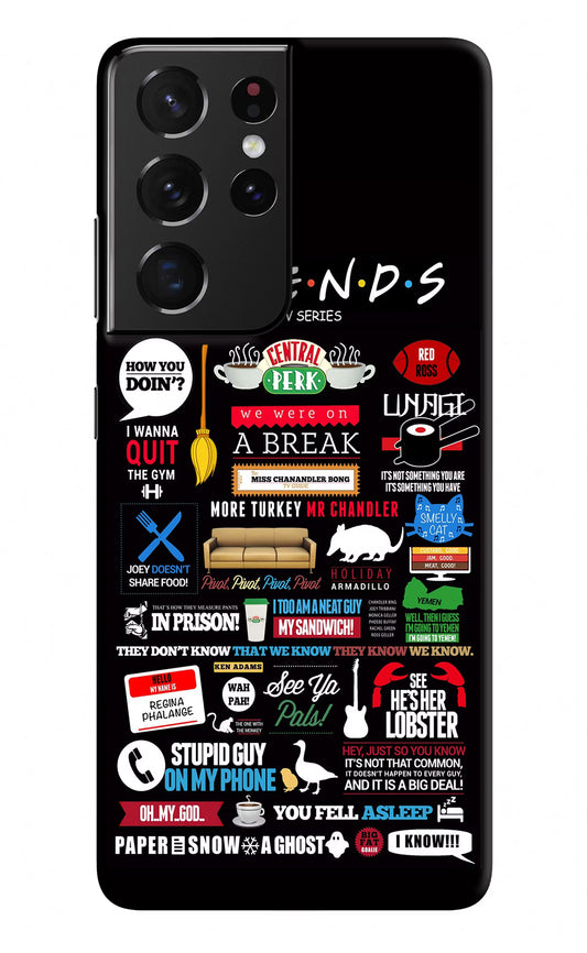 FRIENDS Samsung S21 Ultra Hard Case Back Cover by Casekaro