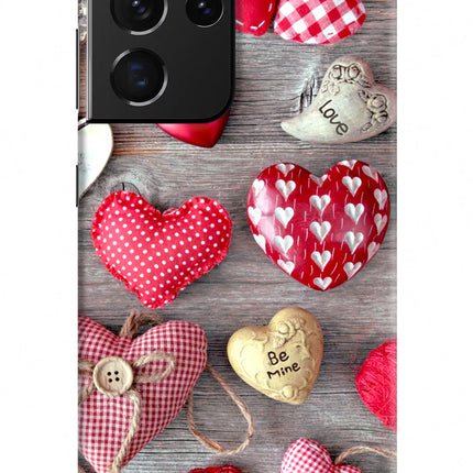 Love Wallpaper Samsung S21 Ultra Hard Case Back Cover by Casekaro